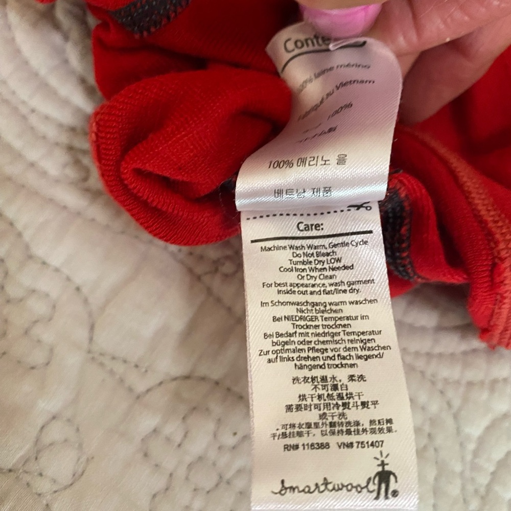 Smartwool Sz Large Second Layer Wool Ski Shirt - image 6